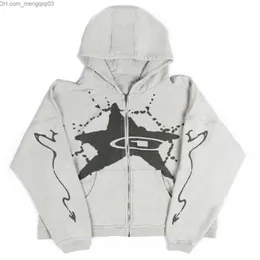 Men's Hoodies Sweatshirts Winter New Hip Hop Super Large Print Design Hoodie Autumn and Winter Men's and Women's Loose Fit Warm Full Matching Hoodie Z230810