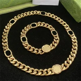 Designer Jewelry Sets Women Necklace Letter Dangle Luxury Gold Silver G Bracelet Mens Pendants Necklaces Street Chain Designers Earrings