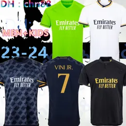 2023 2024 Futbol Formaları 22 23 24 Futbol Gömlek Real Madrids Camavea Alaba Modric Valverde Dördüncü Camiseta Erkek ve Çocuk Üniformaları Vini Jr Bellingham Arda Guler