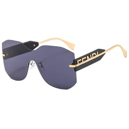 Модные женские солнцезащитные очки дизайнерские солнцезащитные очки праздничные очки для женщины металлические безрамные изделия.