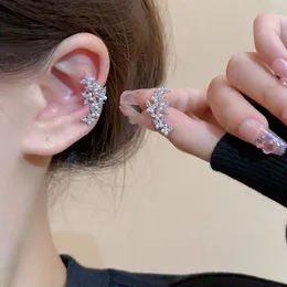 Ryggar örhängen diamant öronklipp kvinnor 2023 trendig internet sensation vår sommar nisch designtillbehör