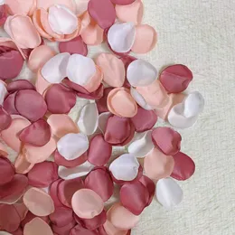 100Pcs/Bag Hand Made New Rose Petals for Wedding Artificial Silk Flower Marriage Decoration Valentine