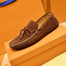 Büyük Sürücü Estate Loafer Ayakkabı Tasarımcı Erkekler Arizona Hockenheim Loafers kabartmalı moda deri elbise katırları derbi gündelik ayakkabı boyutu 38-46 mkjiii000001