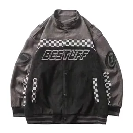 Mensjackor UFF Fashion Letter MultiCocket Jacket Design Vindtät knapp Coat Män Kvinnor Streetwear Cycling 230810