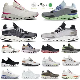 Shoes Running Cushion Cloud Onclouds Cloudnova Og Mesh Womens Mens Sneakers Platform Federer Cloud Pink Red Black White Grey Clouds Trainers Big Size 45