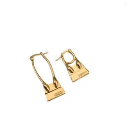 Dangle earrings women brass les creoles chiquito noeud非対称イヤリング。