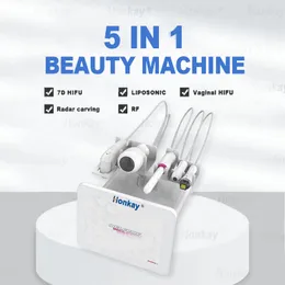 Aesthetic Device 7d Hifu High Intensity Focused Ultrasound Wrinkle Remover Skin Rejuvenation Rf Microneedling Facial Lifting Body Slimming Machine