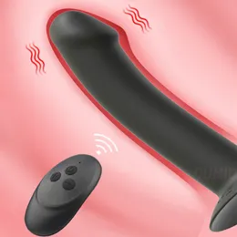 Zabawki analne wtyczka analna masażer prostaty wibrator analny bezprzewodowy zdalny stymulator pochwy z silikonowym dildo z dildo sex zabawki dla mężczyzny 230810