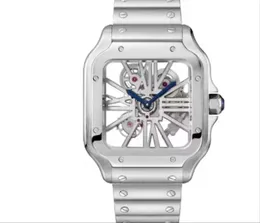 Designer zegarek męski zegarek kwarcowy Srebrna Diarna Średnica 40 mm Oryginalna Super Electronic Ruch Sapphire Waterproof Luxury Watch