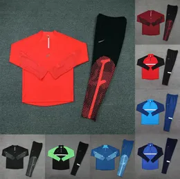 RELEEC MENS TODUARS Pół zip Up Designer Tech Sportswear swobodna moda szybkie suszenie garnitur treningowy Rozmiar 2xl