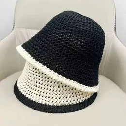 Chapéus de aba larga Chapéus de balde Moda primavera verão oco Hollowlefamman chapéu de pescador feminino Caps Casual Street Panamá Sombreros de Mujer