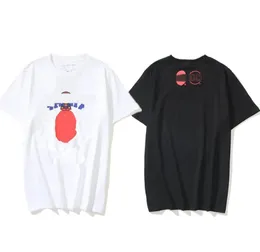 Летние мужские футболки, хлопковые свободные дышащие футболки с короткими рукавами и надписью «Акула», «Обезьяна», с рисунком для пары, с короткими рукавами, M-3XL, футболки для купания, топы, одежда 269