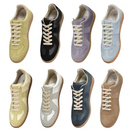 Maisons Margiela Репликация кроссовок, лоферов Кожаные женские винтажные беговые мужские дизайнерские кроссовки из пены для бегунов Белые повседневные туфли для тенниса, баскетбола Уличная обувь