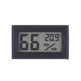 Instrumenty temperatury 2021 Bezprzewodowe LCD cyfrowy termometr wewnętrzny higrometr mini wilgotność Czarna biała kropla DEL DH1D4