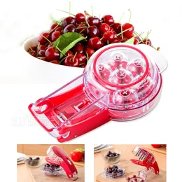 Fruktgrönsaksverktyg Kök Fashionabla Easy Cherry Core Seed Remover Pitter Corer Tool Accessories 230810