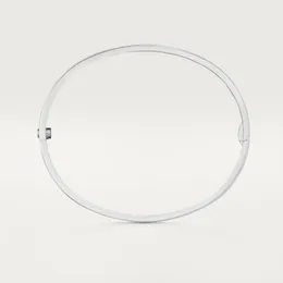 pulseira de designer designer de mulheres sobre pulseira masculina pulseira 6mm de largura pulseira de joias incrustadas pulseira banhada a prata com chave de fenda de clipe em caixa