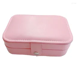 Jewelry Pouches European Storage Box Wholesale Double-Layer Ring Stud Earrings