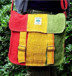 Cycling Bags Reggae Crossbody Cotton and linen Handmade Messenger folkcustom Bob colorful shoulder City Jogging 230810
