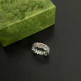Modne wykwintne obrączkę popularne projektant Pierścionki Diamond Snowflake Diamond Classic Akcesoria biżuterii Wybrane miłośnicy Prezenty z pudełkiem Cgr9 -03