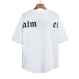 23ss mäns tshirts t shirt palms palmangel city designer begränsad bläckstråle graffiti brev trycker ut män kvinnors segelbåt kortärmad avslappnad toppar hqh