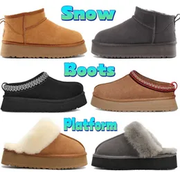 Australien stövlar stövlar päls snö klassisk ultra mini tazz mocka shearling plattform boot kvinnor kastanj komfort vinter glider designer avancerad 889ess