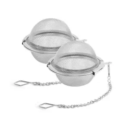 Stainless Steel Mesh Tea Balls 5cm Tea Infuser Strainers Filters Interval Diffuser For Tea Kitchen tool