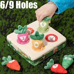 Pull Toys 6/9 Hole Colot Coloy Colot Set per i bambini e i bambini di sviluppo per ragazzi e ragazze Craft Early Education Learning Sensory Toys Z230814