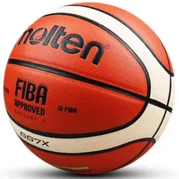 Balls style Men Match Training Basketball PU Material Size 765 bola de basquete GG7X Official High Quality Basketball 230811