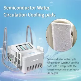 Yrke Fast Freezing Cooling System Fat Borttagning Vikt Förlorande kroppsskulptering 8st Plat Cryolipolysis EMS Cryo Pads Machine