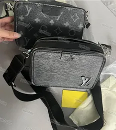 Męskie torby na ramię Mężczyznę skórzana torba krzyżowa mężczyźni kobiety Messenger Torby Portfel Porthel Unisex torebka