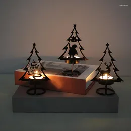 Ljusstakar jul järn ihålig ut ljusstake bokstäver jultomten claus älg atmosfär prydnader bordsskiva festival fest dekorativ
