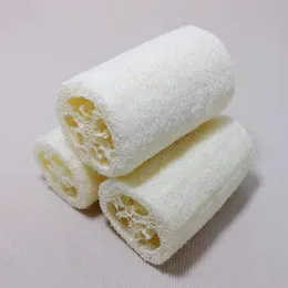 10 cm 4 cali naturalna loofah luffa gąbka dostosuj czyste mydło do kąpieli szczotka skórka gąbczasta tekstura