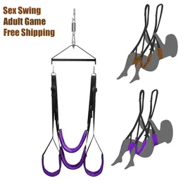 Bondage Soft Material Sex Swing Möbel Fetisch Verband Liebe Erwachsene Spielstühle Hängende Tür Erotikspielzeug für Paare Shop 230811