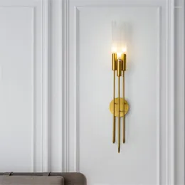 Wall Lamp Nordic Strip Three-head Living Room El Corridor Aisle Bedroom Bathroom Mirror Front Kitchen Dining Light