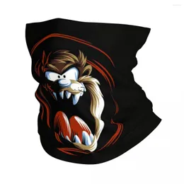 Bandanas Cartoon Tasmanian Devil Bandana Neck Gaiter UV Protection Face Scarf Cover Women Men Taz Headwear Tube Balaclava