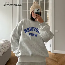 Men's Hoodies Sweatshirts Hirsionsan Vintage Letter Print Women Sweatshirt Full Sleeve Hoodies for Lady Streetwear Autumn Mesh Pullovers Loose Clothes 230811