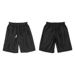 Black Palm Shorts, Summer Casual Shorts Men's Loose Wide Leg Sports Cropped Trend Versatile Medium Pants
