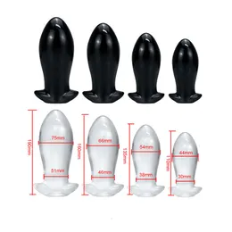 Anal Toys Clear Anal Plug Egg Butt Plug Huge Adult Sex Toys For Women Men Prostate Massage Vagina/Anal Speculum Anal Dilator 230810