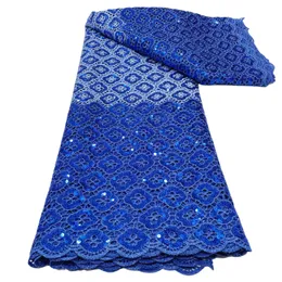 コードファブリック5ヤードスパンコール水溶性アフリカの女性の結婚式のスパンコールドレステキスタイル縫製クラフト衣料品歯車アパレルプレミアム品質2023 YQ-7070