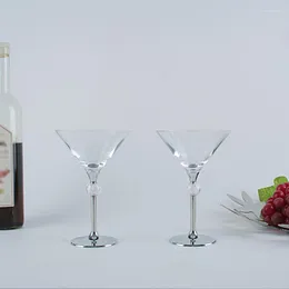 Wine Glasses Cocktail Bar Set 2PCS/Set Box Drink Glass Party Mug Clear Wedding Crystal Martini Glassware