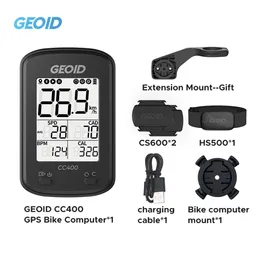 Computadores de bicicleta geoid gps computação ciclismo Ant Bluetooth Biciclo Speedometer sem fio MTB Ciclocomputer Odômetro Sensor de cadência IGP 230811