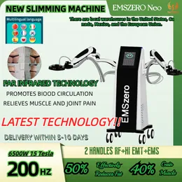 2023 EMS-CULPT NEO Slimming EMSzero 15 Tesla 4800W 2 Handle Infrared Electromagnetic Stimulation Muscle Increase Fat Decrease Beauty Instrument