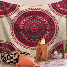 Wandteppiche 75x58cm Wandteppich Indien Muster gedrucktes Haus mit Home Wall Hintergrund Dekoratio R230812