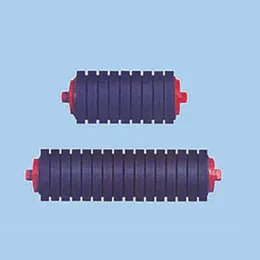 Cushion roller belt conveyor rubber roller mining machinery parts