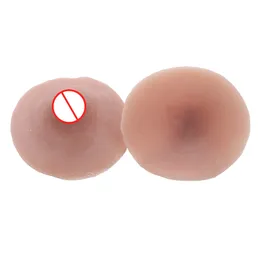 Breast Form 1 Pair Self Suction Reusable Washable Silicone Nipples for Crossdresser Cosplay Simulated 230811