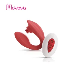 大人のおもちゃMovava u Shape Clitoris Stimturis Vibrator Women Wireless Remotic Vibrating Wearable Privacy Dildo Sex Toys for Counce 230810