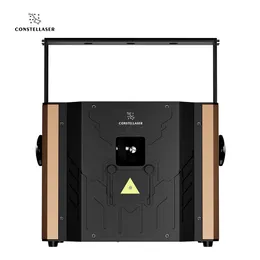 Constellaser 12W RGBレーザーDJプロフェッショナル25KPPS TTL ILDAスキャナーRJ45ディスコステージ照明効果パーティー用アートネットプロジェクター