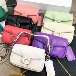 Designer Women Tabby Designer Messenger Bags Tote Handbag Leather Baguette Shoulder Mirror Quality Square Crossbody Hobo Fashion Bag