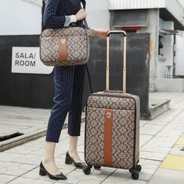 Suitcases Fashion Bagage Trend Mężczyzna Mężczyzna Kontynuuj torebkę Pull Rod Trolley Suitcase Large Network Red High End Box