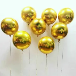 Dekoracja 88pcs/zestaw ciemnozielony metalowy złoty balon girlanda okrągła folia piłka ślub urodziny